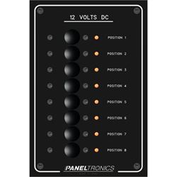 Picture of Paneltronics 9972208B Paneltronics Dc 8 Position Circuit Breaker Panel With