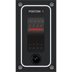 Picture of Paneltronics 9960021B PANELTRONICS DC ILLUMINATED  ROCKER SWITCH WITH CIRCUIT