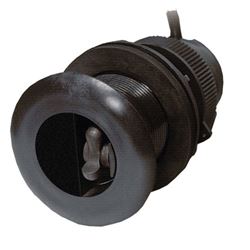 Picture of Raymarine A22154 Dst800 Depth/speed/temperature Transducer, Mfg# A22154, Low-Profile Plastic Thru-Hull, For Use With St40, St60, St70, I40, I50, I70. Included 13.7 Meter Cable With 1/8" Spades.