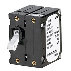 Picture of Paneltronics 206-078S Paneltronics Breaker 5 Amps Double Pole A-Frame Magnetic