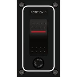 Picture of Paneltronics 9960010B Paneltronics Dc Illuminated Rocker Switch With Fuse