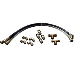 Picture of Si-Tex OC17SUK42 SITEX 30" Hyd. Hose & Fittings Kit for Teleflex Seastar Steering - Incl. all Hyd. Fittings | OC17SUK42
