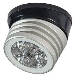 Picture of Lumitec 101326 Zephyr LED Spreader/Deck Light, Brushed Black Base, White Non-Dimming
