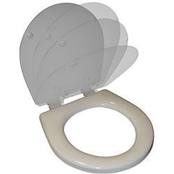 Picture of Raritan Engineering 1238SC RARITAN SOFT CLOSE MARINE STYLE SEAT & COVER - WHITE