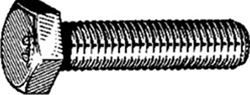 Picture of AUVECO 14408 Din 933 Cap Screw 6 X 16 Mm Zinc Gr 88