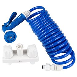 Picture of DURA FAUCET DFSA186WT Ext Spray Faucet Wh/blu