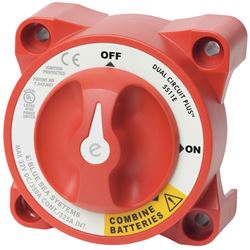 Picture of Blue Sea Systems 5511E BLUE SEA Switch Battery e DualCircPlus  | 5511e-BSS