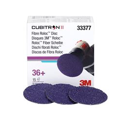 Picture of 3M 33377 2 Cubitron  II Fibre Roloc  36+ Grade Disc