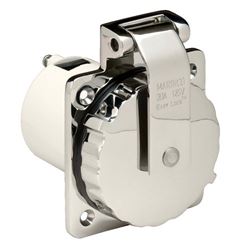 Picture of Marinco 303SSEL-B Marinco 303ssel-B 30a 125v Power Inlet Stainless Steel