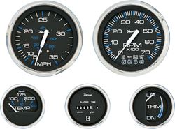 Picture of Faria Instruments 13712 FARIA CHESAPEAKE BLACK 2" WATER PRESSURE GAUGE KIT 30PSI