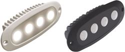 Picture of T-H Marine LED39120DP Led Boat Spreader Light High-Intensity Flood Lights Featuring Oval Recessed Mount For Boat Deck Or T-Top Powder Coated Aluminum Housing White