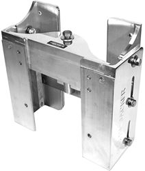 Picture of T-H Marine JP6PWDP Pro Hi-Jacker Single Plate 6", Natural Aluminium