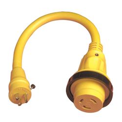 Picture of Marinco 104SPP Marinco 104spp Pigtail Adapter Plus 30a Locking To 15a With