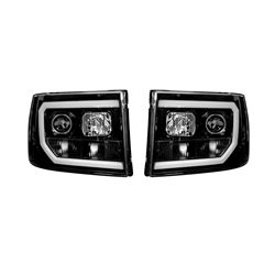 Picture of Recon 264271BKC Black Projector Headlights