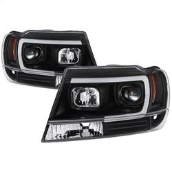 Picture of Spyder 5085221 Version 2 Light Bar Projector Headlights - Black