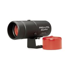 Picture of AutoMeter 3240 Warning Light, Black Pro-Lite, Incl. Red Lens & Night Cover