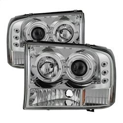 Picture of Spyder 5010360 1pc Projector Headlights - Version 2 - Led Halo - Led - Chrome