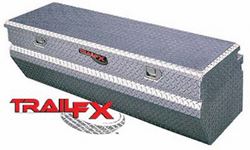 Picture of TrailFX 150401 Chest Sgl Lid Dia Tread Bright Pol 16 Gauge Alum 42x19-7/8x17-1/8