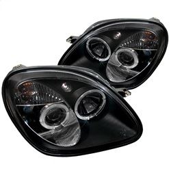 Picture of Spyder 5011190 Projector Headlights - Halogen - Led Halo - Black - High H1 - Low H1