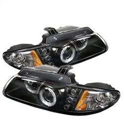 Picture of Spyder 5009692 Projector Headlights - Led Halo - Leds- Black - High H1 - Low H1