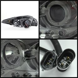 Picture of Spyder 5073327 Projector Headlights - Led Halo - Leds - Smoke - High H1 - Low 9006