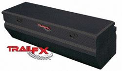 Picture of TrailFX 150482 Chest Sgl Lid Gloss Black 16 Gauge Alum 47x19-7/8x17-1/8 9.6 Cubic Ft Cap