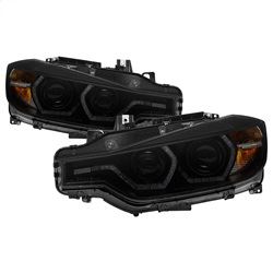 Picture of Spyder 5085047 Projector Headlights - Led Drl - Black Smoke