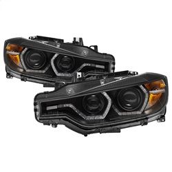 Picture of Spyder 5084347 Projector Headlights - Led Drl - Black