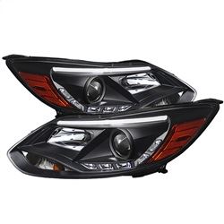 Picture of Spyder 5072832 Projector Headlights - Halogen - Drl - Black - High H1 - Low H7