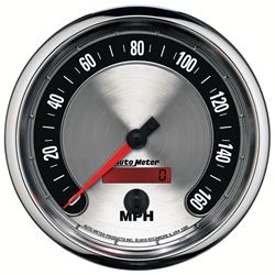Picture of AutoMeter 1289 Gauge, Speedometer, 5" , 160mph, Elec. Programmable, American Muscle