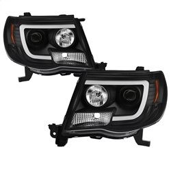 Picture of Spyder 5084514 Version 2 Projector Headlights - Light Bar Drl - Black