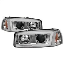 Picture of Spyder 5084620 Version 2 Projector Headlights - Light Bar Drl - Chrome