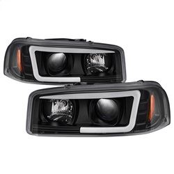 Picture of Spyder 5084521 Version 2 Projector Headlights - Light Bar Drl - Black