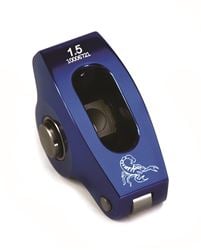 Picture of Scorpion Performance 1061 1.65f Ratio Small Block Ford 7/16 Stud ''N'' Head Offset 8 Right Offset Intake & 8 Straight Exhaust Blue Series Rocker Arms Set Of 16/lightweight 7000 Series Aerospace-Grade Aluminum Body /anodized For Protection & Durability; Tech Codes: (b): 16-Pc. Rock