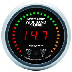 Picture of AutoMeter 3378 Gauge, Air/fuel Ratio-Pro, 2 1/16" , 10:1-20:1, Digital W/ Peak & Warn, Sc