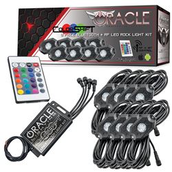 Picture of Oracle Lighting 5819-333 Colorshift Underbody Rock Light Kit, Bluetooth + Rf, 8 Pcs