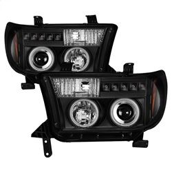 Picture of Spyder 5030306 Projector Headlights - Ccfl Halo - Led - Black