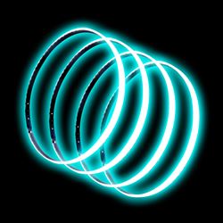 Picture of Oracle Lighting 4215-010 Aqua Led Illuminated Wheel Rings