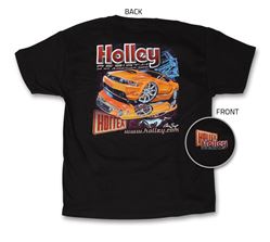 Picture of Holley 10013-XLHOL Black X-Large Mustang Rebirth Shirt