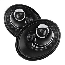 Picture of Spyder 5080929 Projector Headlights - Drl Led - Black