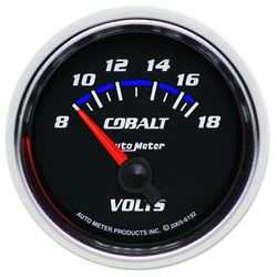 Picture of AutoMeter 6192 Gauge, Voltmeter, 2 1/16" , 18v, Electric, Cobalt