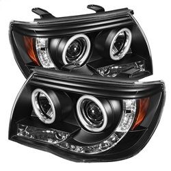 Picture of Spyder 5030283 Projector Headlights - Ccfl Halo - Led - Black - High H1 - Low H1