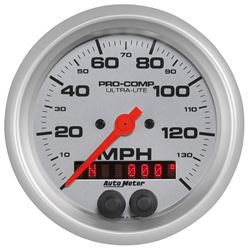 Picture of AutoMeter 4480 Gauge, Speedometer, 3 3/8" , 140mph, Gps, Ultra-Lite