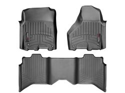 Picture of WeatherTech 444781-442163 Ram 1500 Cab:crew Cab; Ram 1500 Console:armrest Console; Ram 1500 Console:full Length Floor Console; Ram 1500 Shifter:yes; Ram 1500 Shifter:no