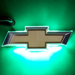 Picture of Oracle Lighting 3011-004 Green Illuminated Led Rear Bowtie Emblem