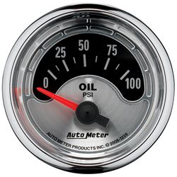 Picture of AutoMeter 1226 Gauge, Oil Press, 2 1/16" , 100psi, Elec, American Muscle