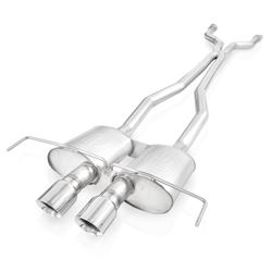 Picture of Stainless Works CTSV9CPCB Stainless Works Coupe Catback Dual Turbo S-Tube Mufflers Factory Connect