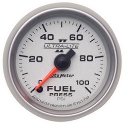 Picture of AutoMeter 4963 Gauge, Fuel Pressure, 2 1/16" , 100psi, Digital Stepper Motor, Ultra-Lite Ii