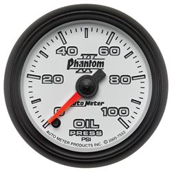Picture of AutoMeter 7553 Gauge, Oil Pressure, 2 1/16" , 100psi, Digital Stepper Motor, Phantom Ii