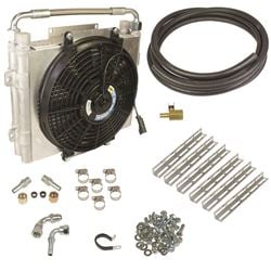Picture of BD Diesel 1030606-DS-12 Xtrude Double Stacked Auxiliary Transmission Cooler Kit